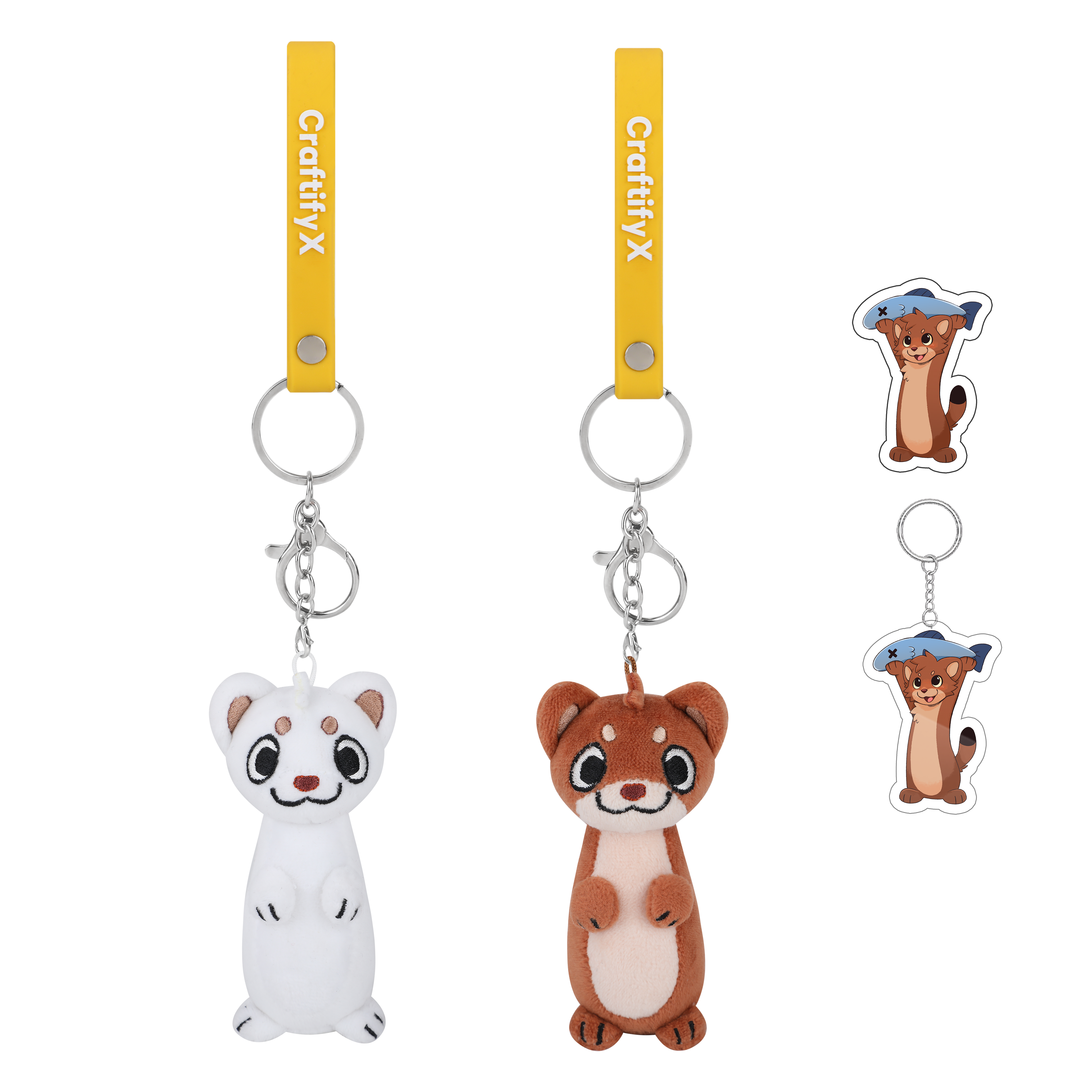 Weasel Keychains